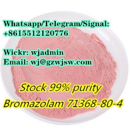 Whatsapp +8615512120776 Fast Delivery CAS 71368-80-4 Bromazolam Benzo alprazolaam etizolaam