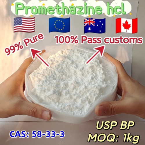 Hot Sell 99% Purity Pharmaceutical grade CAS 58-33-3 Promethazine hydrochloride/Promethazine hcl