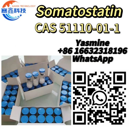Somatostatin 10mg Vial Sale Peptides CAS 51110-01-1 C76H104N18O19S2