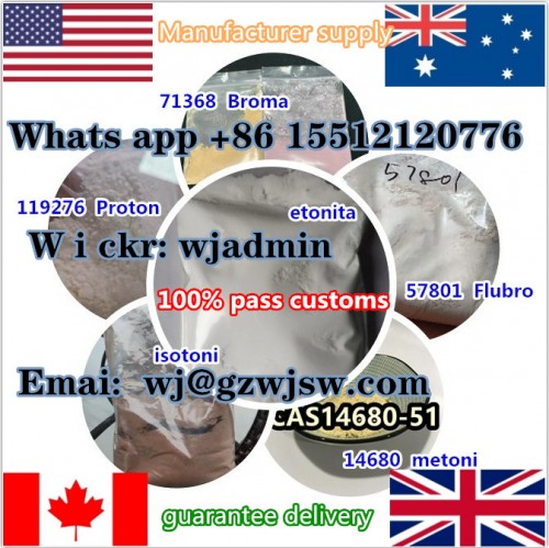 whatsapp +8615512120776 99% high purity CAS 71368-80-4 bromazolam powder benzo