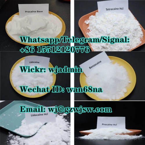 99.9% Purity Tetracaine /Lidocaine /Procaine /Benzocaine/ Xylazine/Levamisole/BMK/Pmk HCl With Safe Customs Clearance Local Anesthetic Powder 100% Safe Shipping