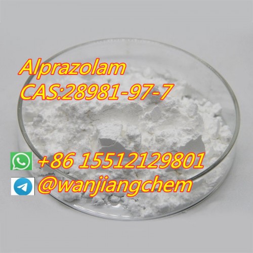 Alprazolam- CAS:28981-97-7 chemical pharmaceutical ,telegram:+86 15533616512