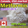 Pharmaceutical Grade CAS No. 1115-70-4 Metformin HCl Powder Metformin Hydrochloride