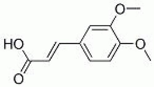 99% 3,4-Dimethoxycinnamic acid, CAS:2316-26-9