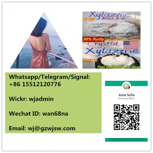 whatsapp +8615512120776 99% high purity xylazine hcl xylazina 7361-61-7 door to door delivery
